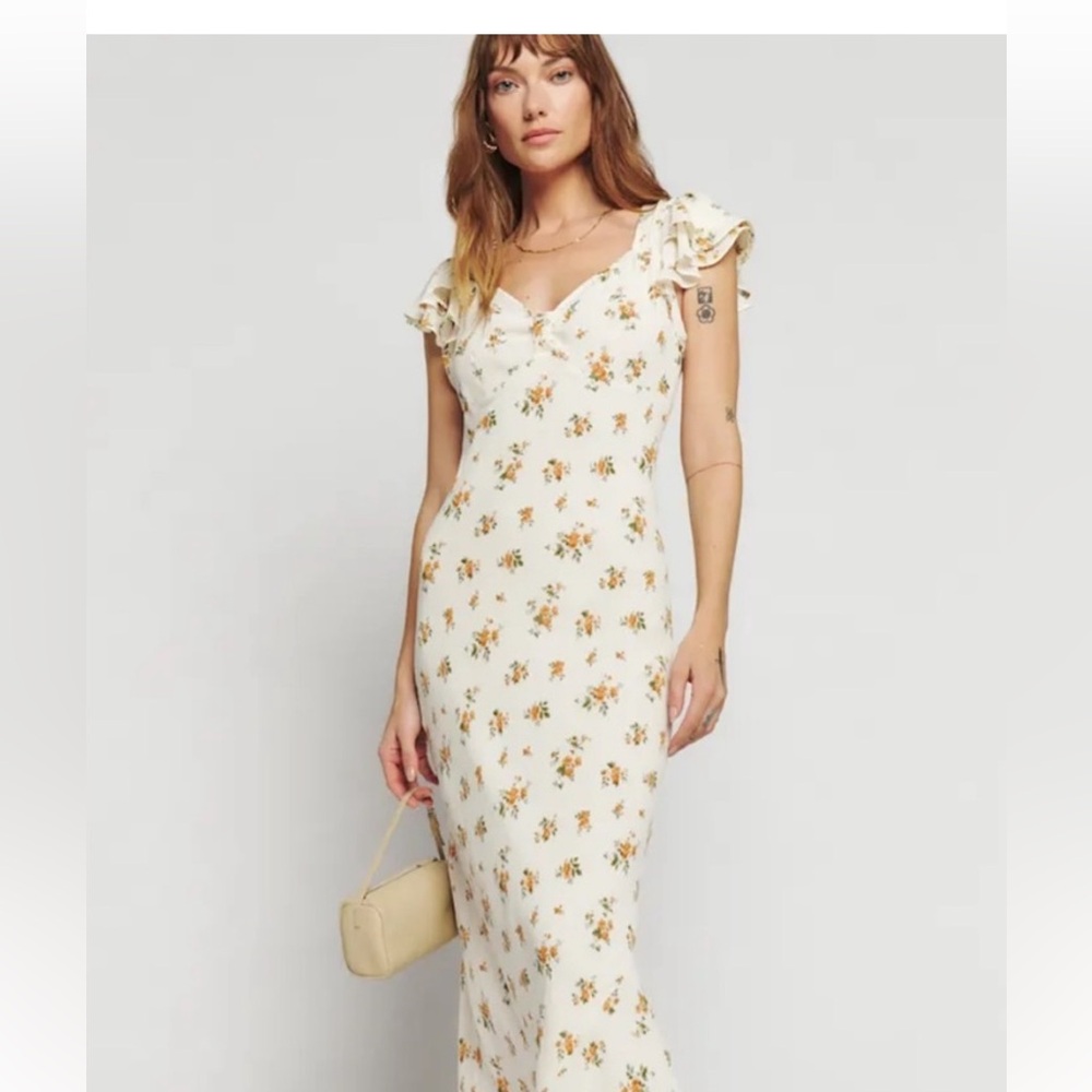 Reformation Lisola Dress Nicola size Medium. Perfect Condition!